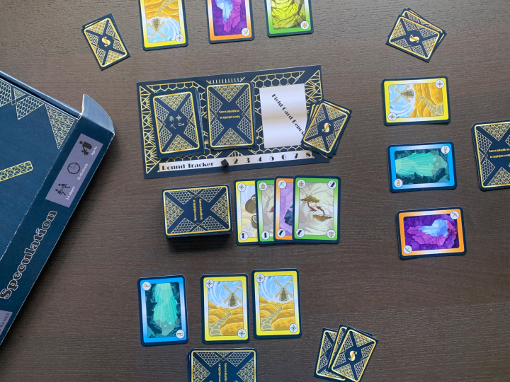 Speculation (board game) being played